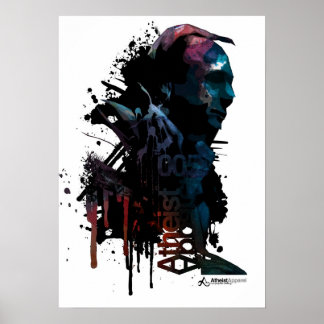 Poster Héros athées Christopher Hitchens