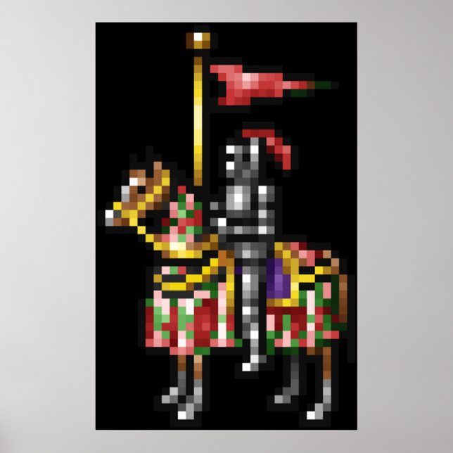 Poster Héros de la puissance et chevalier magique Retro P (Devant)