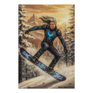 Poster Héros du snowboard