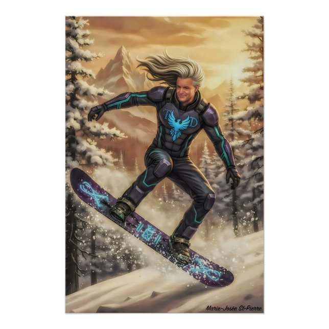 Poster Héros du snowboard (Devant)