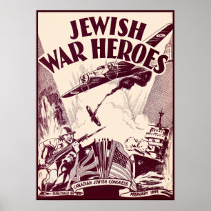 Poster Héros juifs de guerre