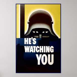 Poster He's Watching You