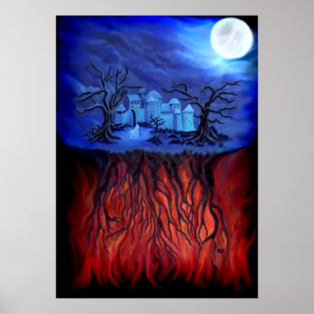 Poster Heure de sorcellerie, entre Ciel et Enfer (Devant)