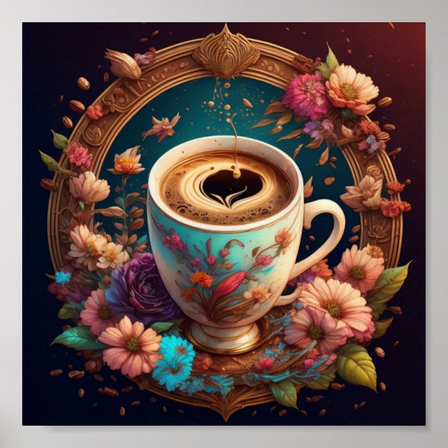 Poster Heure du café (Devant)