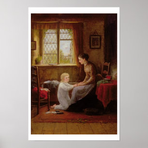 Poster Heure du coucher, 1890 (huile sur le panneau)