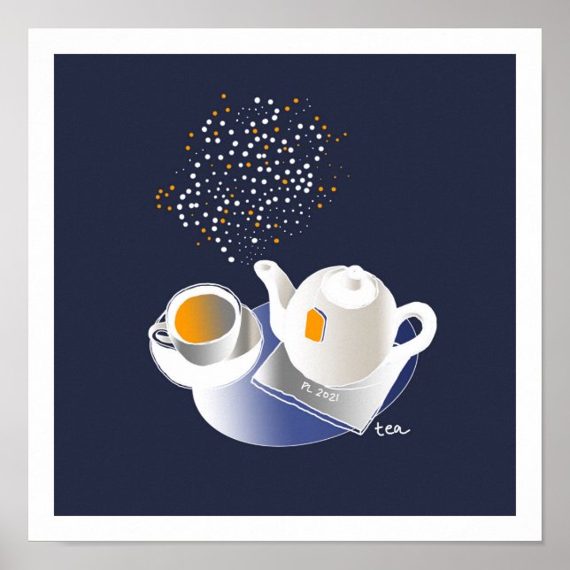 Poster Heure du thé (Devant)