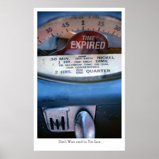 Poster Heure : expirée