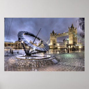 Poster Heure Londres