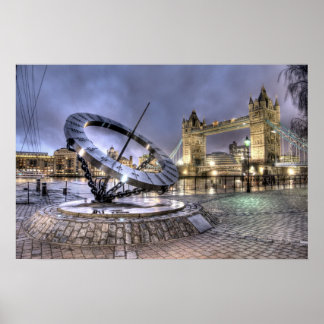 Poster Heure Londres