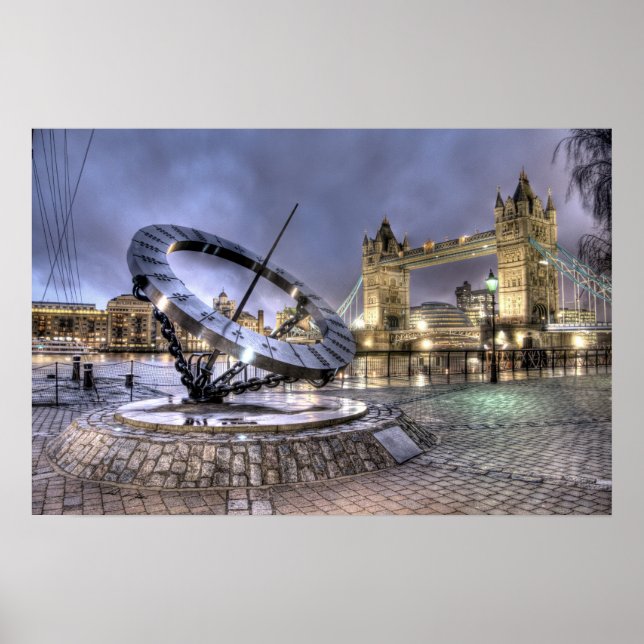 Poster Heure Londres (Devant)