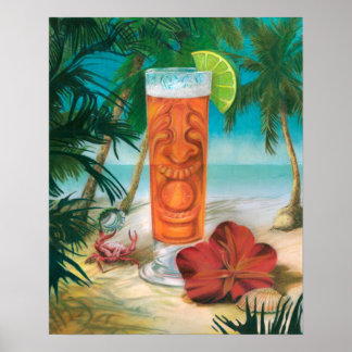 Poster Heure Tiki