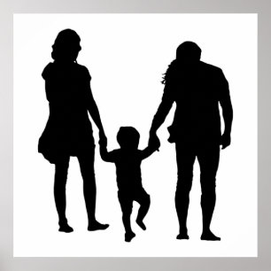 POSTER HEUREUSE FAMILLE