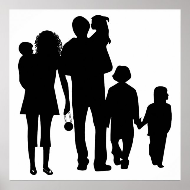 POSTER HEUREUSE FAMILLE (Devant)