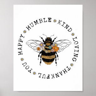 Poster Heureux Abee Humble