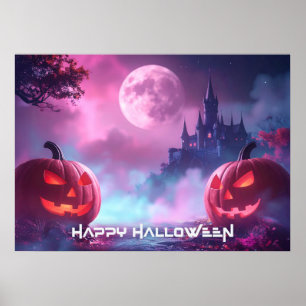 POSTER HEUREUX HALLOWEEN