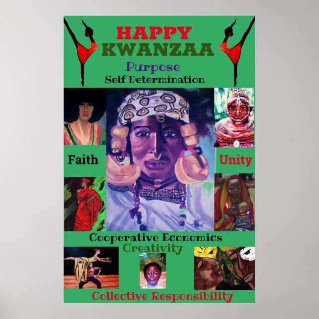 POSTER HEUREUX KAWANZAA (Devant)