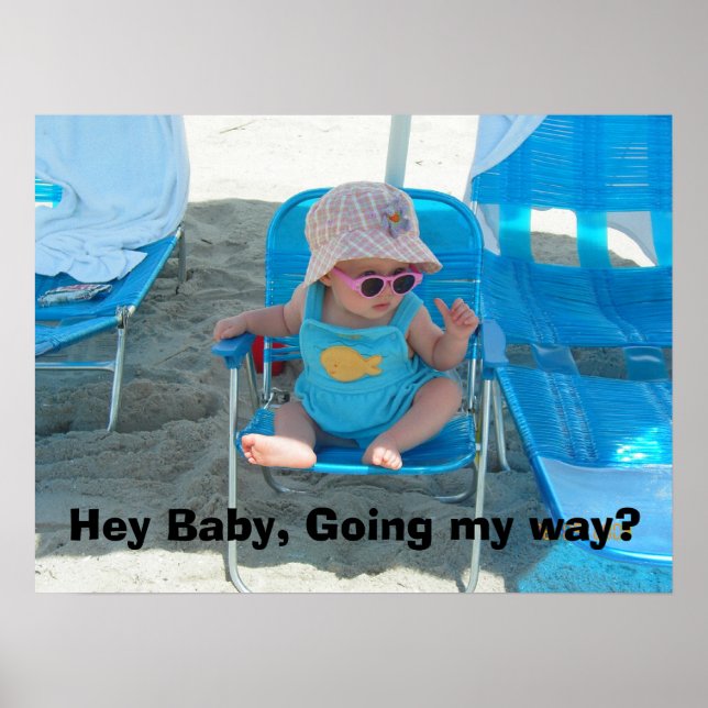 Poster Hey Baby, je vais ? (Devant)