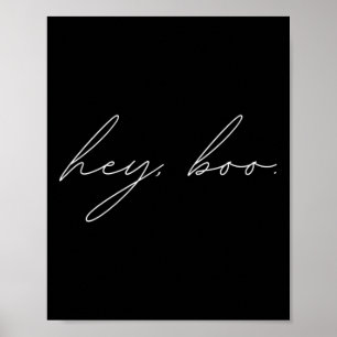 Poster Hey Boo Halloween