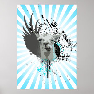Poster hi-fi llama.