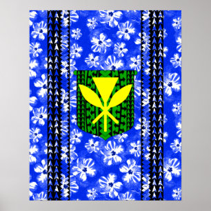 Poster Hibiscus Kanaka Maoli