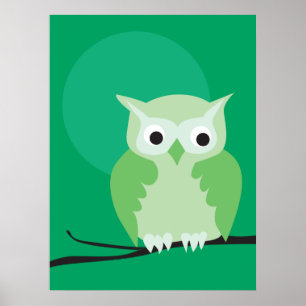 Poster hibou 2