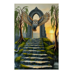 Poster Hibou incroyable