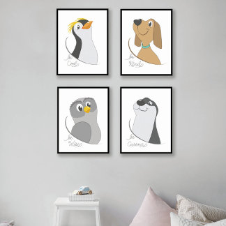 Poster Hibou - Soyez sage