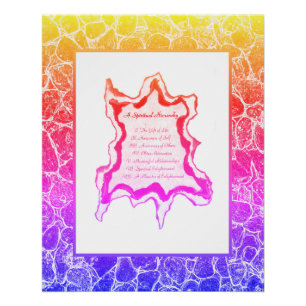 Poster Hiérarchie spirituelle