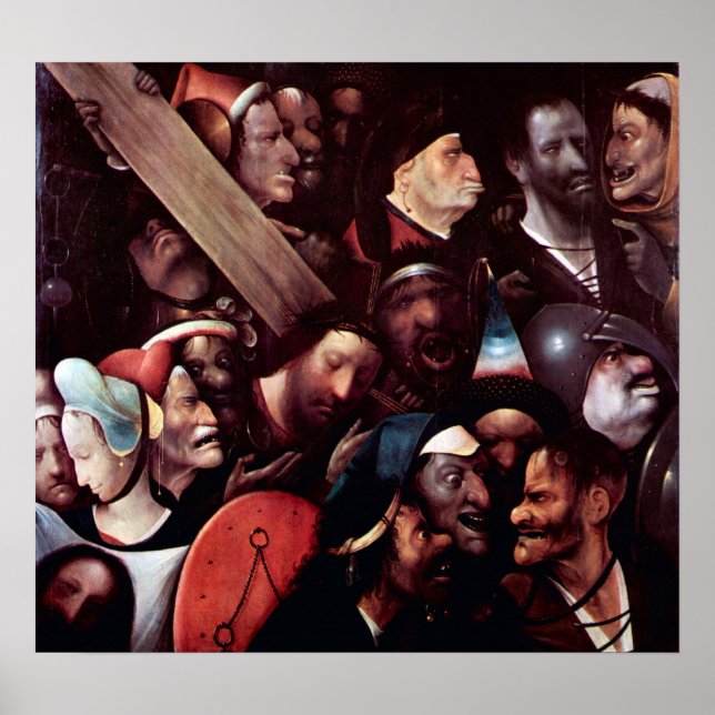 Poster Hiéronymus Bosch-Crucifixion (Devant)