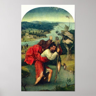 Poster Hieronymus Bosch-St Christopher
