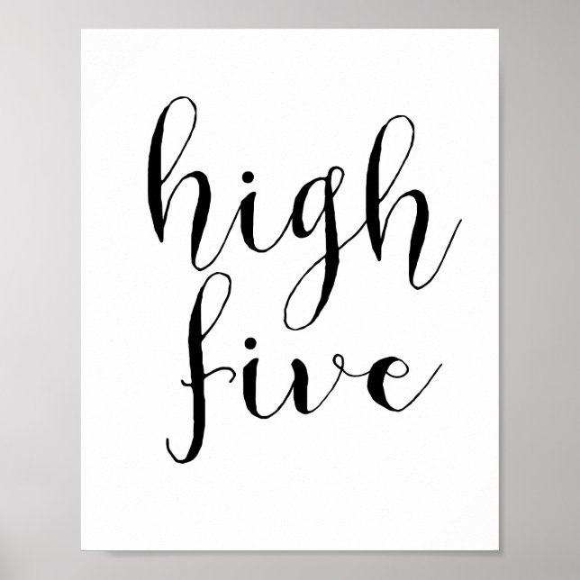 Poster High Five (Front)