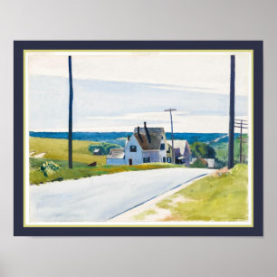 Poster High Road 1931 par Edward Hopper