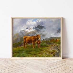 Poster Highland Cattle   Rosa Bonheur