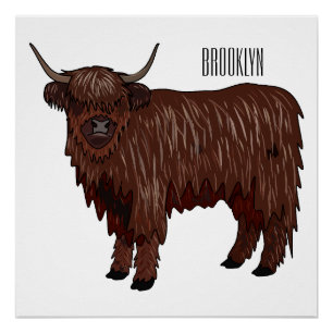 Poster Highland cow