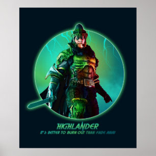 Poster Highlander le Kurgan