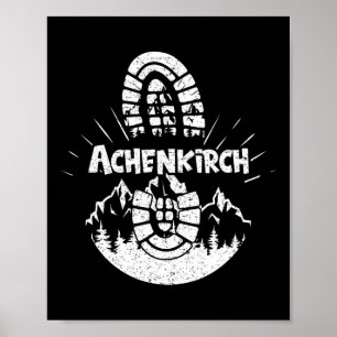 Poster Hiker Achenkirch Tyrol Autriche Vacances