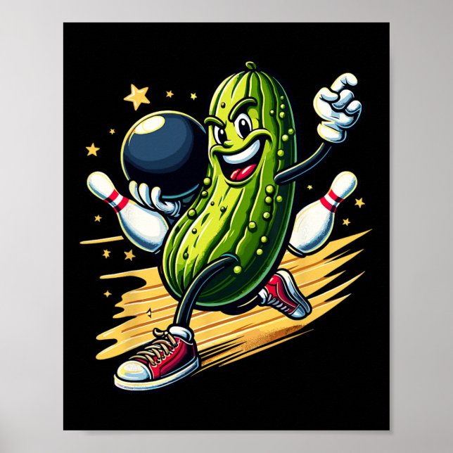 Poster Hilarious Bowling Pickle (Devant)