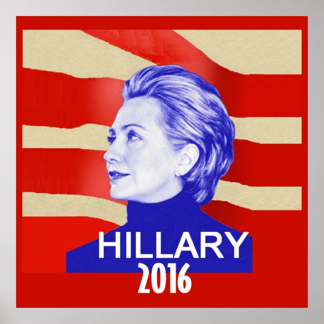 POSTER HILLARY 2016 (Devant)