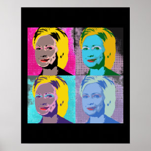 Poster HILLARY 2016 Pop Art - copie