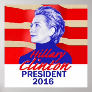 Poster Hillary Clinton 2016