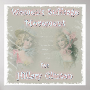 Poster Hillary Clinton pour le président