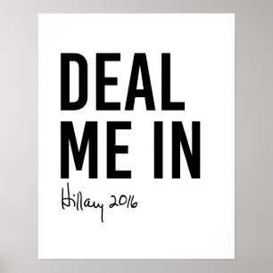 Poster Hillary - occupez-vous moi dedans -