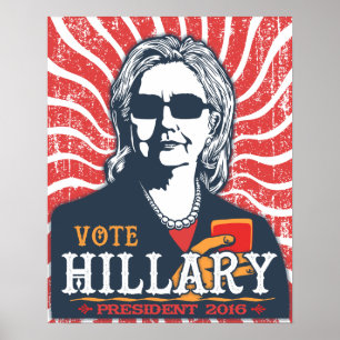 Poster Hillary Shades