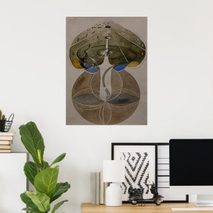 Poster Hilma Af Klint, Arbre De Connaissances No2 Art Abs