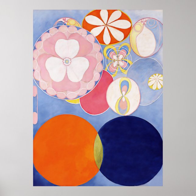 Poster Hilma af Klint - L'affiche 10 plus grande, no 2 (Devant)