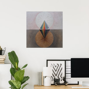 Poster Hilma Af Klint, Le Cygne n°12, Art abstrait