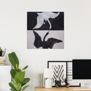 Poster Hilma Af Klint, Le Cygne n°1, Art abstrait