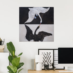 Poster Hilma Af Klint, Le Swan No.1, Art Abstrait