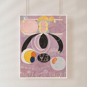Poster Hilma Af Klint, Les Dix Plus Grands N°6, Art Abstr