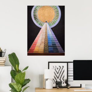 Poster Hilma Af Klint, Retable No.1, Art Abstrait